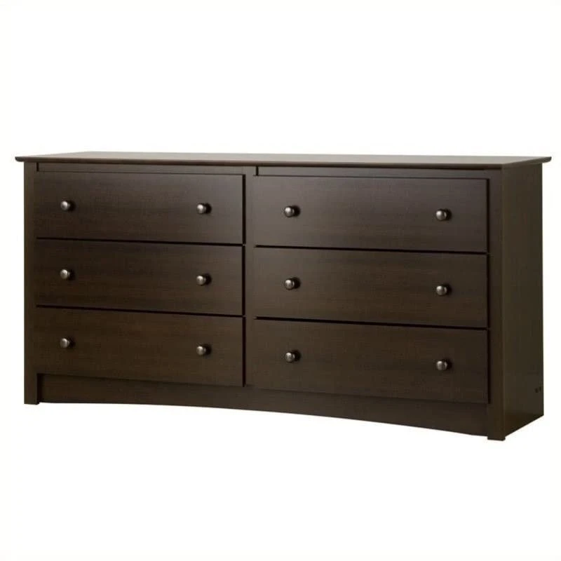 3 Piece Set With 2 Nightstands And Dresser In Espresso Finish 2 3 Piece Set With 2 Nightstands And Dresser In Espresso Finish - Image 2