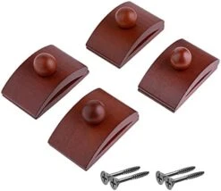 Classy Clamps Wooden Quilt Wall Hangers – 4 Large Clips (Dark) And Screws For Wall Hangings - Tapestry Hangers/Quilt Hangers For Wall Hangings - Quilt Clips/Wall Clips For Hanging/Quilt Rack -Best Furniture Store 41B0eY8M EL. AC