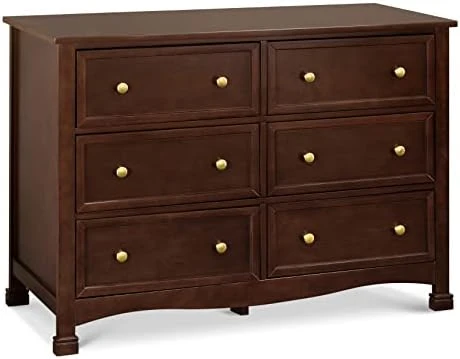 Kalani 6-Drawer Double Wide Dresser In Grey 9 Kalani 6-Drawer Double Wide Dresser In Grey - Image 9
