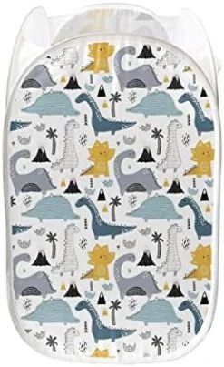 Frestree Pop-up Laundry Hamper - Halloween Decoration Pumpkin Ghost Print Laundry Basket Easy To Open Baby Nursery Hamper Bedroom Bathroom Clothes Washing Bin Lightweight Travel Basket Large Bag -Best Furniture Store 41CYrHPy0tL. AC