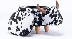 Home 2 Office Cow Ottoman For Kids' Bedroom, Playroom, Nursery, And Living Room, Animal Ottoman With Storage, Footstool For Kids, Black/White 20 Home 2 Office Cow Ottoman For Kids' Bedroom, Playroom, Nursery, And Living Room, Animal Ottoman With Storage, Footstool For Kids, Black/White -Best Furniture Store 41CiT8Py09L. AC