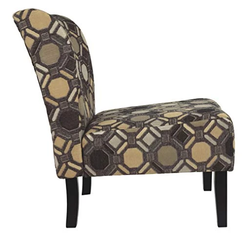 Signature Design By Ashley 9910160 Accent Chair, Brown Geometric 2 Signature Design By Ashley 9910160 Accent Chair, Brown Geometric - Image 2