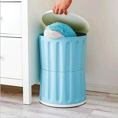 DOUBAO Plastic Storage Stool Multi-Function Overlay Storage Stool Fashion Creative Adult Stool Furniture (Color : D) 4 DOUBAO Plastic Storage Stool Multi-Function Overlay Storage Stool Fashion Creative Adult Stool Furniture (Color : D) - Image 4
