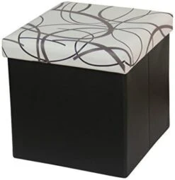 Otto & Ben Folding Chest With Memory Foam Seat Tufted Faux Leather Trunk Bedroom Ottomans Bench End Table, 45 Inch, Black -Best Furniture Store 41EEQ1lRGjL. AC