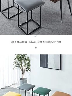 SXNBH 5 In 1 Sofa Stool Living Room Funiture Multifunctional Storage Stools Home Cube Combination Fold Stool Iron (Color : Gray)
