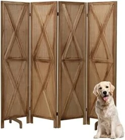 6 Panel Room Divider, Wood Room Divider Temporary Wall, Extra Wide Folding Room Dividers And Privacy Screens, Dividers For Bedroom Studio Apartment Dorm(White) -Best Furniture Store 41ER6LrXGL. AC