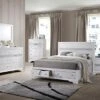 - 6-Piece Watson King Size Bedroom Set. Bed, Dresser, Mirror, Chest & 2 Night Stands