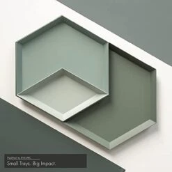 LINE+ARC ModTrays (Joshua Tree) Metal Stacking Decorative Trays For Coffee Table, Nesting, Geometric, Modern, Catchall For Vanity, Jewelry, Ottoman, Housewarming 17 LINE+ARC ModTrays (Joshua Tree) Metal Stacking Decorative Trays For Coffee Table, Nesting, Geometric, Modern, Catchall For Vanity, Jewelry, Ottoman, Housewarming -Best Furniture Store 41FO2SKUQnL