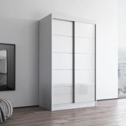 GENERIC Aria 2 Door 47 /59 Wardrobe White / 47 ARIA2D120WHITE 0 8 GENERIC Aria 2 Door 47 /59 Wardrobe White / 47 ARIA2D120WHITE 0 -Best Furniture Store 41G0oKq95FL