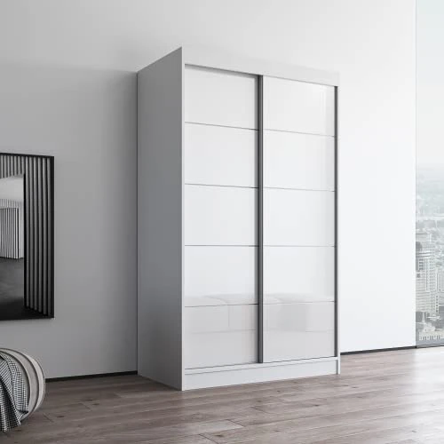 GENERIC Aria 2 Door 47 /59 Wardrobe White / 47 ARIA2D120WHITE 0 4 GENERIC Aria 2 Door 47 /59 Wardrobe White / 47 ARIA2D120WHITE 0 - Image 4