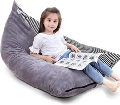 Stuffed Animal Storage Bean Bag Chair | 53" Extra Large Beanbag Cover For Kids And Adults, Plush Toys Holder And Organizer For Boys And Girls | Premium Velvet - Soft & Comfortable 17 Stuffed Animal Storage Bean Bag Chair | 53" Extra Large Beanbag Cover For Kids And Adults, Plush Toys Holder And Organizer For Boys And Girls | Premium Velvet - Soft & Comfortable -Best Furniture Store 41GBr1tEBL. AC