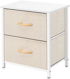 Storage Dresser End/Side Table - Dark Grey & 3 Drawers Fabric Dresser Storage Tower, Organizer Unit For Bedroom, Closet, Entryway, Hallway - Dark Grey -Best Furniture Store 41GbnIcopCL. AC