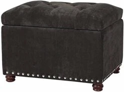 Joveco Storage Ottoman Rectangular Fabric Organization Bench (Beige) -Best Furniture Store 41GcuoCACmS. AC