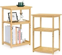 Smusei End Tables Living Room Small Nightstand Wood Side Table For Bedside Sofa Office Bedroom Guest Room, Farmhouse Bamboo 11 Smusei End Tables Living Room Small Nightstand Wood Side Table For Bedside Sofa Office Bedroom Guest Room, Farmhouse Bamboo -Best Furniture Store 41GulXoGd9L. AC
