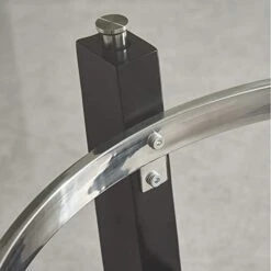 PADMA HOUSE 42" Glass Top Counter Height Table With Solid Wood Base,1/2 Thick Tempered Glass,35.5 Height -Best Furniture Store 41HLJGLv6eL