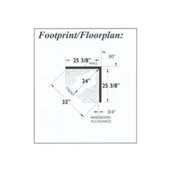 Beaumont Lane Corner Curio Cabinet In Medallion Cherry -Best Furniture Store 41HaVrinVxL