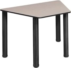 Regency Trapezoid School Desk, 36" X 23", Cherry/Black -Best Furniture Store 41IFQyGawEL. AC