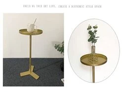JYDQM Mini Shelf Living Room Bedside Sofa Side Table Simple Round Tea Table (Color : OneColor) 14 JYDQM Mini Shelf Living Room Bedside Sofa Side Table Simple Round Tea Table (Color : OneColor) -Best Furniture Store 41IPxQtLAVL