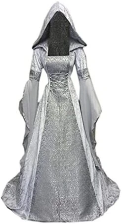 JEGULV Renaissance Dress Women Fairy, 2023 Halloween Womens Vintage Medieval Irish Over Dress Peasant Maxi Dress Ball Gown -Best Furniture Store 41IV4NIfjGL. AC