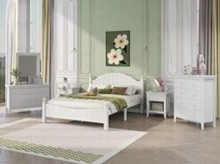5 Piece Bedroom Set,Bedroom Furniture Set With King Size Wood Platform Bed,Dresser With Mirror And Nightstand*2 for Kids/Teens/Adults Bedroom(Champagne Silver) 26 5 Piece Bedroom Set,Bedroom Furniture Set With King Size Wood Platform Bed,Dresser With Mirror And Nightstand*2 for Kids/Teens/Adults Bedroom(Champagne Silver) -Best Furniture Store 41IxdkzQwWL. AC