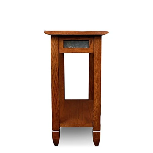Leick Rustic Oak Chairside End Table 3 Leick Rustic Oak Chairside End Table - Image 3