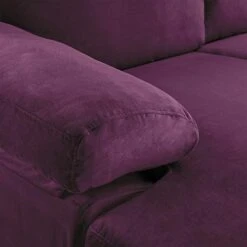 Casa Andrea Milano Modern Large Velvet Fabric Sectional Sofa Couch With Extra Wide Chaise Lounge With Golden Legs, L Shaped, Purple 11 Casa Andrea Milano Modern Large Velvet Fabric Sectional Sofa Couch With Extra Wide Chaise Lounge With Golden Legs, L Shaped, Purple -Best Furniture Store 41JQhFUaPxL