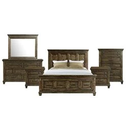 Johnny King Storage 6PC Bedroom Set 6 Piece Set