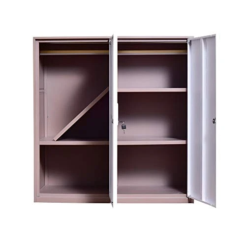 MECOLOR Metal 2 Tier Locker For Kids Cloth Toy And Shoes Storage With Removable Shelf Inside 4 MECOLOR Metal 2 Tier Locker For Kids Cloth Toy And Shoes Storage With Removable Shelf Inside - Image 4