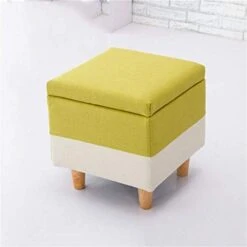 DBHCXD Solid Wood Footstool Home Living Room Storage Stool Creative Multifunctional Fabric Change Shoes Stool Storage Stool (Color : E) -Best Furniture Store 41Kcs1VsbWL