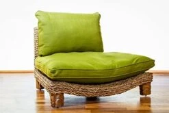 XoticBrands Seagrass Meditation Yoga Chair - Natural With Cream Cushion 16 XoticBrands Seagrass Meditation Yoga Chair - Natural With Cream Cushion -Best Furniture Store 41KzE47r38L. AC