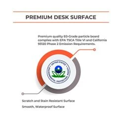 SOFSYS Snack Side Table 437, Oak/Black -Best Furniture Store 41L7J7lEMBL