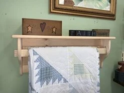Rustic Wood Quilt Afghan Holder -Best Furniture Store 41LAUcupDrL