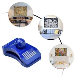 Aluminum Quilt Wall Hangers Quilt Hangers For Wall Hangings，Tapestry Hangers，Wall Hangers For Tapestry, Display Carpets, Rugs(Blue) -Best Furniture Store 41LC2G14kyL