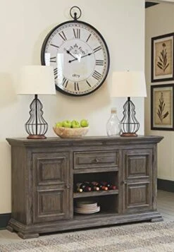 Signature Design By Ashley Wyndahl-Dining Room Server, Rustic Brown -Best Furniture Store 41MEeP1AtgL