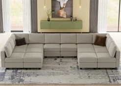 Belffin Modular Large Sectional Sofa With Storage Seat Oversized U Shaped Couch With Reversible Chaise Modular Sofa Set With Ottoman Velvet Green 14 Belffin Modular Large Sectional Sofa With Storage Seat Oversized U Shaped Couch With Reversible Chaise Modular Sofa Set With Ottoman Velvet Green -Best Furniture Store 41Me0lsFI5L. AC