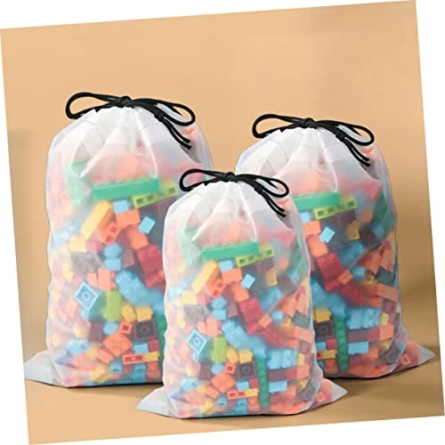 SAFIGLE 15pcs Frosted Storage Bag Animal Toys Play Mat Plastic To Go Containers Plushes Drawstring Bags Drawstring Play Mat Toy Storage Bags Toy Storage Container Tub 4 SAFIGLE 15pcs Frosted Storage Bag Animal Toys Play Mat Plastic To Go Containers Plushes Drawstring Bags Drawstring Play Mat Toy Storage Bags Toy Storage Container Tub - Image 4