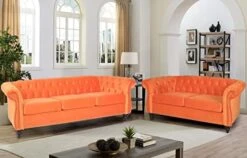 RARZOE 3 Pieces Of Living Room Furniture Sofa Sets, Modern Velvet Chesterfield Sofa&Chesterfield Club Chair&Chesterfield Loveseat Sofas Set With Nailhead Trim Scroll Arms For Living Room(Grey) 29 RARZOE 3 Pieces Of Living Room Furniture Sofa Sets, Modern Velvet Chesterfield Sofa&Chesterfield Club Chair&Chesterfield Loveseat Sofas Set With Nailhead Trim Scroll Arms For Living Room(Grey) -Best Furniture Store 41N6Cz3tEaL. AC