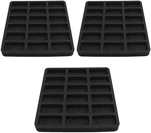 Polar Whale 4 Toy Car Drawer Organizers Washable For Home Bedroom Playroom Compatible With Hot Wheels And Matchbox Cars 10.9 X 11.6 X 1 Inches Black Foam 18 Compartments 8 Polar Whale 4 Toy Car Drawer Organizers Washable For Home Bedroom Playroom Compatible With Hot Wheels And Matchbox Cars 10.9 X 11.6 X 1 Inches Black Foam 18 Compartments - Image 8