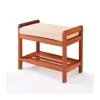 Small Foot Stools, Footstool Change Shoes Stool Solid Wood Multifunctional Double Shoe Rack Living Room Small Seat Stool Simple Storage Stool European Storage Stool (Color : #1)