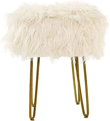 CRITTER SITTERS 19-in.-Seat Height Plush Gray Pouf Ottoman With 4 Spindle Legs - Furniture For Nursery, Bedroom, Playroom, And Living Room Decor 13 CRITTER SITTERS 19-in.-Seat Height Plush Gray Pouf Ottoman With 4 Spindle Legs - Furniture For Nursery, Bedroom, Playroom, And Living Room Decor - Image 13