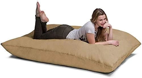 Jaxx Pillow Saxx 5.5-Foot - Huge Bean Bag Floor Pillow And Lounger, Charcoal 8 Jaxx Pillow Saxx 5.5-Foot - Huge Bean Bag Floor Pillow And Lounger, Charcoal - Image 8