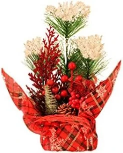 MatureGirl Artifical Fake Mini Christmas Tree With Ornaments Decorations For Home Office Bedroom Livingroom Desk Top Stand Mom Garden Gnome (E, One Size) -Best Furniture Store 41Ns3E2esL. AC