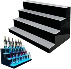 YILIKISS 31 Inch 4 Step LED Lighted Liquor Bottle Display Illuminated Bottle Shelf Home Commercial Bar Shelf Light Changing Shelves With Remote Control,Multiple Colors LED Bar Shelves For Liquor 18 YILIKISS 31 Inch 4 Step LED Lighted Liquor Bottle Display Illuminated Bottle Shelf Home Commercial Bar Shelf Light Changing Shelves With Remote Control,Multiple Colors LED Bar Shelves For Liquor -Best Furniture Store 41NvNun1HFL. AC