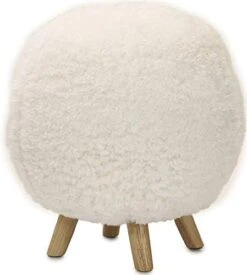 CRITTER SITTERS 19-in.-Seat Height Plush Gray Pouf Ottoman With 4 Spindle Legs - Furniture For Nursery, Bedroom, Playroom, And Living Room Decor 22 CRITTER SITTERS 19-in.-Seat Height Plush Gray Pouf Ottoman With 4 Spindle Legs - Furniture For Nursery, Bedroom, Playroom, And Living Room Decor -Best Furniture Store 41O0mwQ2KLL. AC