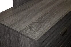 Furniture 6PC Queen Bed + Dresser + Mirror + 2 Nightstands + Chest, Gray -Best Furniture Store 41O1eAXdEwL