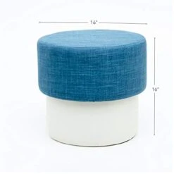 Guidecraft Mushroom Stool - Blue, Chair With Fabric Cushion: Children's Seat And Foot Stool, Kid's Classroom Furniture 8 Guidecraft Mushroom Stool - Blue, Chair With Fabric Cushion: Children's Seat And Foot Stool, Kid's Classroom Furniture -Best Furniture Store 41OCBS6I0DL