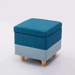 DBHCXD Solid Wood Footstool Home Living Room Storage Stool Creative Multifunctional Fabric Change Shoes Stool Storage Stool (Color : E) -Best Furniture Store 41Oe C67P8L. AC