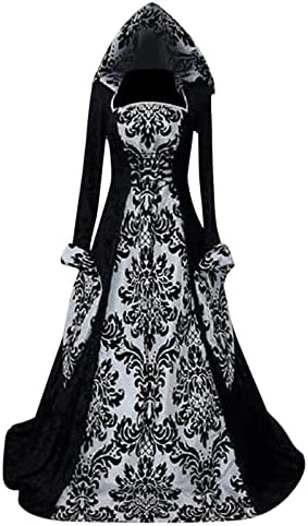 JEGULV Womens Fancy Gowns Renaissance Medieval Costume Irish Long Over Dress Victorian Vintage Halloween Ball Gown Dress 12 JEGULV Womens Fancy Gowns Renaissance Medieval Costume Irish Long Over Dress Victorian Vintage Halloween Ball Gown Dress - Image 12