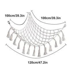 Rumtut Stuffed Toy Hammock Hanging Net For Stuffed Animals Toy Storage Organizer Mesh Holder For Kids Bedroom -Best Furniture Store 41OtSB5APZL