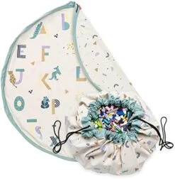 Play&Go Play & Go Drawstring Play Mat Storage Bag For Children - Kids Toy Storage Organizer - Drawstring Toy Bag - Large 55" Play Mat For Toddlers Toys And Bag For Storage - Cactus -Best Furniture Store 41P xAf8wPL. AC
